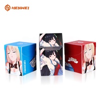 Boîte de rangement pour cartes à collectionner, en plastique, couleur unie, personnalisable en usine, capacité 100+ cartes, pour jeux de cartes