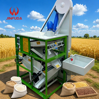 Séparateur de précision agricole sans poussière à alimentation automatique compacte et grande trémie pour graines de pois chiches et de lentilles