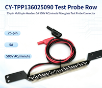 CY-TPP136025090-1 Conector de Prueba Multipin de 25 Pines, 5A 500V, de Fibra de Vidrio y Aleación de Cobre para Pruebas de PCB