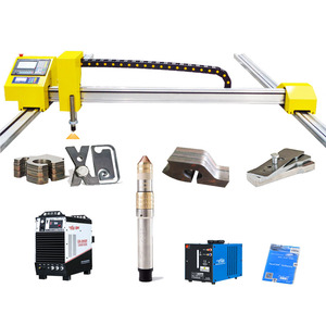 Sản xuất Plasma tấm kim loại máy cắt Propane axetylen thép phẳng công nghệ CNC HD Torch xách tay PLASMA CNC