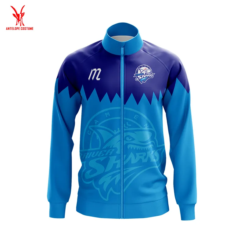 Sublimatie Marathon Running Custom Zip Up Sport Jas Heren Jassen