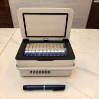 Mini-réfrigérateur de voyage intelligent pour peptides et cosmétiques, 7800 mAh, 3 ml, 55 flacons, 0-18 degrés, congélateur médical