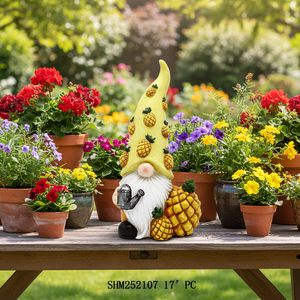 Adorno de Resina Hecho a Mano <span class=keywords><strong>con</strong></span> Diseño de Enano de Frutas, Adorno Pintado para <span class=keywords><strong>Jardín</strong></span> - Product Image 3