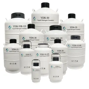 कृत्रिम गर्भाधान के लिए YDS श्रृंखला 1-50L व्यावसायिक वीर्य/अभ्रुव/वीर्य भंडारण टर्मोस टैंक तरल नाइट्रोजन देवर पोत