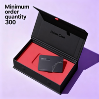 Boîte-cadeau de luxe en carton noir de gros avec logo personnalisé, grand emballage, boîte en papier pour perruque, extensions de cheveux, bonbons