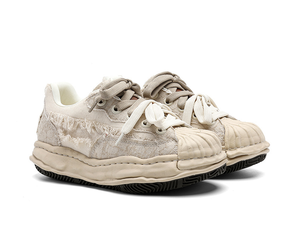 Sepatu Couple Retro WITHCOCO New Ugly Cute Shell Toe Dissolving Lace-up,  Penambah Tinggi Tak Terlihat 7CM, Sneakers Kasual Patchwork