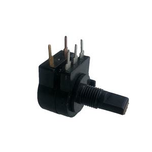 Potentiomètre portatif à arbre en plastique rotatif, film de carbone, interrupteur - Product Image 1