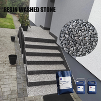 Nouvelle Tendance Revêtement Liquide Époxy Résine Effet Pierre Lavée pour Sols Imperméables – Options de Couleurs Universelles, Granulométrie 1-3mm/3-5mm
