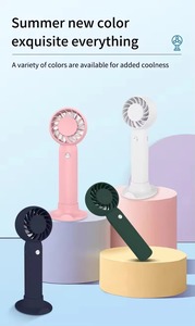 Ventilateur portable mini turbo SL609 à 3 vitesses avec batterie rechargeable de 400 mAh et chargement USB pour une utilisation en extérieur et en voyage - Product Image 2