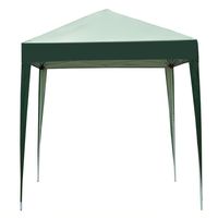 Tente de camping verte 2 x 2 m, tissu Oxford imperméable, installation rapide, utilisation en extérieur en été
