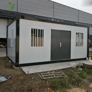 Casa Contenedor Cuadrada Transpirable para Oficinas, Salas de Reuniones, Escuelas - Casa Contenedor Modular Prefabricada de Ensamblaje Rápido - Product Image 1