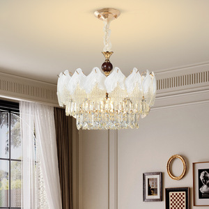 Lámpara de Techo de Cristal de Lujo, Moderna y de Alta Gama, para Sala de Estar, Recibidor, Dormitorio o <span class=keywords><strong>Apartamentos</strong></span> Pequeños - Product Image 3