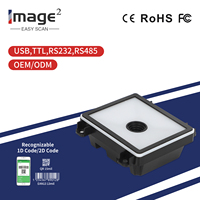 Modul Pembaca Barcode Nirkabel Kompak EM23, Pemindai Kode QR 2D Industri Terintegrasi, Antarmuka TTL/USB/COM, Stok Pabrik