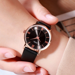 นาฬิกาผู้หญิงลำลองตัวเลขโรมันสำหรับทุกวันสไตล์นักเรียนวินเทจของขวัญคริสต์มาส - Product Image 4