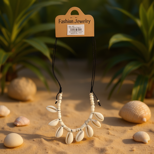 Collier de perles Coolar Shell pour femmes, style bohème, accessoire de mode - Product Image 2