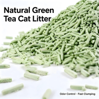 Litière pour chat au tofu biodégradable, écologique, sans poussière, à agglomération rapide, haute absorption, contrôle efficace des odeurs, ne colle pas au fond, facile d'utilisation