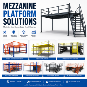 Plataformas Industriais, Piso Mezanino, Sistema de Pisos Mezanino para Armazéns, Estantes de Aço para Mezanino - Product Image 6