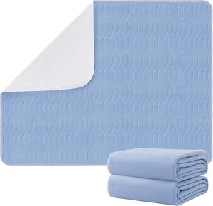 <strong>Bed</strong> <strong>Pads</strong> Washable <strong>Bed</strong> Protector Reusable <strong>Bed</strong> <strong>Wetting</strong> Sheets Absorbent <strong>Mattress</strong> Protector for Kids Adults Elderly - Product Image 1