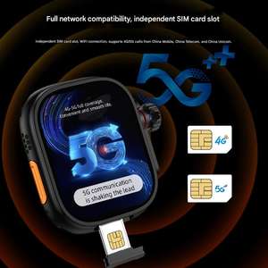 <span class=keywords><strong>AEGIS</strong></span> ULTRA3 Nouvelle liste Montre connectée 4g/5g Sim 2,10 pouces Amoled avec mesure de la pression artérielle GPS avec caméra rotative - Product Image 5