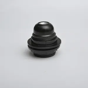 Wholesale Black E27 Screw Bakelite Lamp Holder with Switch or Ring CE