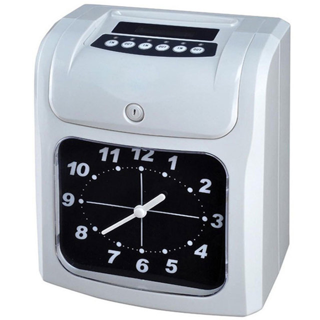 W-960 Digital Time Attendance System Digital Check-in Punch Card Time Recorder