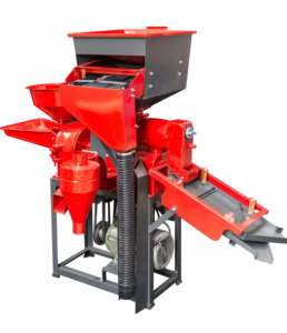 Compact Multifunctional Automatic Rice Husk <b>Grinder</b> for Farm and Home Use with Motor Screen Bearing Core Components - Product Image 1