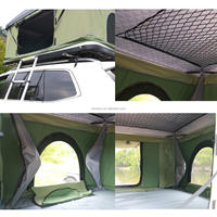 Tente de toit rigide en toile pour SUV 4x4 tout-terrain avec ouverture automatique rapide, quatre saisons, Remaco RCT0102