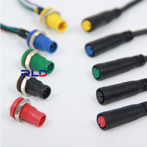 M6 M7 M8 Ebike e-bisiklet elektrikli bisiklet su geçirmez konnektörler 4 Pin yuvarlak bağlayıcı 2 3 4 5 6 Pin su geçirmez tel bağlayıcı - Product Image 3