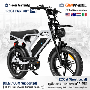 Bicicleta Eléctrica QMHEEL V20 Limited 48V, Bicicleta Urbana Eléctrica con Batería de Litio, Cambios de Velocidad, para Distribuidores, Stock de Distribuidor - Product Image 1