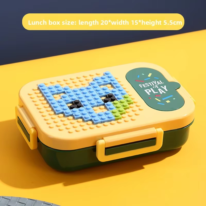 Yellow  Including building blocks 3 compartments