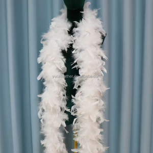 Bulk Craft Costume Dance Party <strong>Halloween</strong> <strong>Decor</strong> 80g Thick Chandelle Plume Dyed Marabou Turkey Feather Boa - Product Image 1