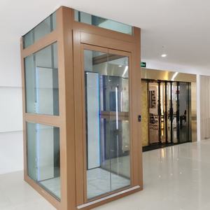 Mini-<span class=keywords><strong>ascenseur</strong></span> domestique 350kg 400kg 500kg, <span class=keywords><strong>ascenseur</strong></span> panoramique à entraînement AC avec plancher en PVC, <span class=keywords><strong>ascenseur</strong></span> résidentiel pour <span class=keywords><strong>extérieur</strong></span> de maison - Product Image 6