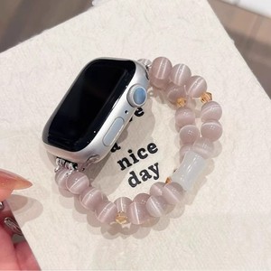 <span class=keywords><strong>Bracelet</strong></span> en verre cristal œil-de-chat pour femmes, compatible avec les montres Series 10 et IWatch 11, avec <span class=keywords><strong>bracelet</strong></span> de 14 mm et <span class=keywords><strong>boucle</strong></span> à anneau <span class=keywords><strong>unique</strong></span> - Product Image 1