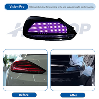 HETOP für Scirocco Upgrade 2008-2017 Rückleuchten Spezielle Angepasste RGB-Farbe Autolampe Digitale Rückleuchte Heckleuchten DRL für VW