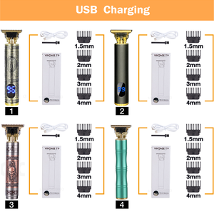 Afeitadora profesional inalámbrica para <span class=keywords><strong>Barba</strong></span>, cortadora de pelo eléctrica para hombres, cortadora de pelo de peluquero, máquina de <span class=keywords><strong>afeitar</strong></span> OEM - Product Image 6