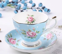 Ensemble tasse et soucoupe élégant de style britannique en porcelaine blanche sans plomb, résistant au four, idéal pour le thé et le café, idée cadeau d'affaires, offre en gros à prix abordable