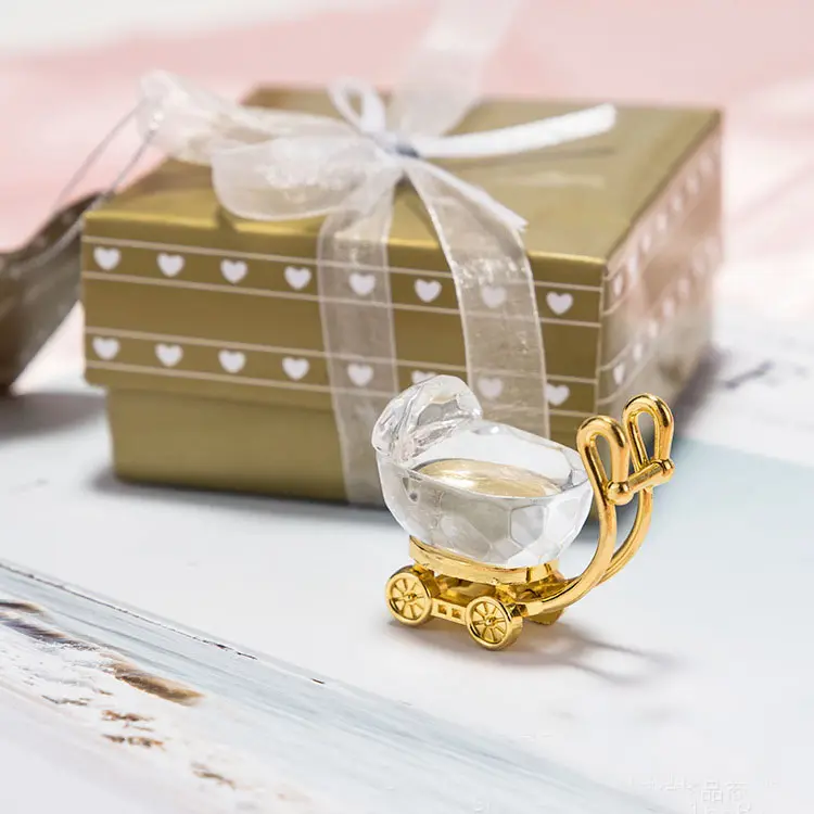 Neue Kristall-Baby party bevorzugungen und Baby-Andenken für Hochzeits geschenk