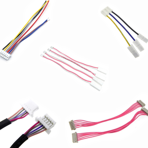 Кабель-жгут с разъемами OEM ODM: электронные разъемы JST XH DB9, шаг 2.54мм/1.25мм, 2-контактные, 4-контактные, 10-контактные, с изоляцией из ПВХ/ПТФЭ - Product Image 4