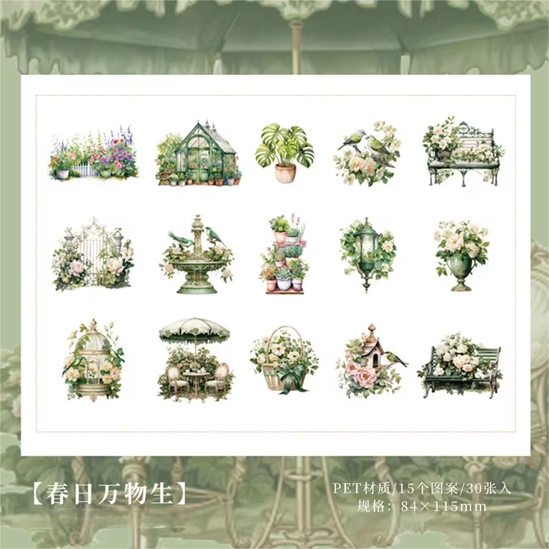 B In spring, all things are born