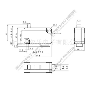 Microinterruptor de Control de Presión de 2 Pines, Interruptores de Límite KW-1 KW-3 - Product Image 2
