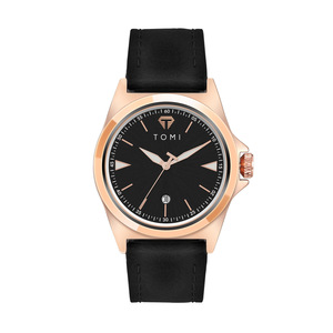 Marca superior <span class=keywords><strong>TOMI</strong></span> T041 moda deporte cuarzo hombres reloj correa de cuero Simple Dial mujeres reloj de pulsera Relogio Masculino Hombre - Product Image 1