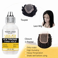 Kit de pulvérisation pour la fixation de la dentelle, dissolvant de colle pour perruques, bande élastique, brosses, peigne, rasoir et bonnets de perruque pour l'installation de perruques