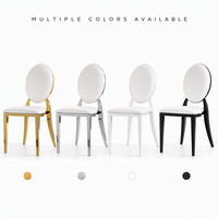 Chaise de salle à manger moderne en acier inoxydable pour la maison, le bureau, banquet de luxe, simple, en métal, pour douche nuptiale, mariage, fêtes d'anniversaire
