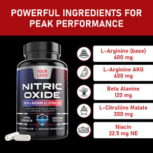 Hot bán nitric oxide Viên nang tăng cường nam bổ sung cho người lớn cơ bắp & cơ thể xây dựng vitamin loại - Product Image 3