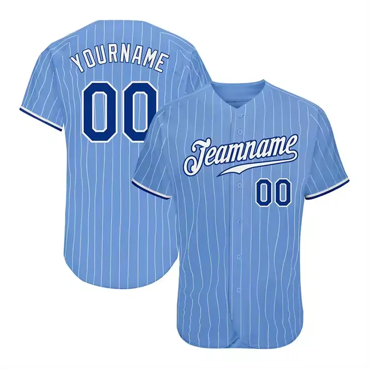 Accetta magliette da baseball per adulti in maglia da baseball personalizzabili