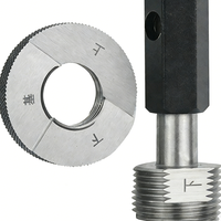 Jauge d'étanchéité NPT à filetage conique haute précision en acier GCr15, outil de mesure Go/No Go pour moules, tailles 1/16, 1/8, 1/4, 1/2, 3/4