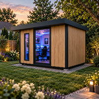 Espace de divertissement et de jeu en plein air avec intérieur et extérieur personnalisés, adapté au marché britannique