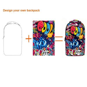 Детские школьные рюкзаки с принтом букв, оптом, на заказ, с несколькими карманами, для студентов колледжей, для путешествий, для женщин и мужчин - Product Image 2