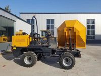 Travaux de Construction Dumper 4x4 roues motrices 3 tonnes 4 wd mini dumper truck Mini avant camion grume Chargeuse tracteur pelleteuse