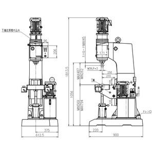 Nouveau t-écrou bouton pression hydraulique presse tissu auto-percer automatique industriel Robot écrou rivetage frein chaussure Machine YOSHIKAWA - Product Image 3